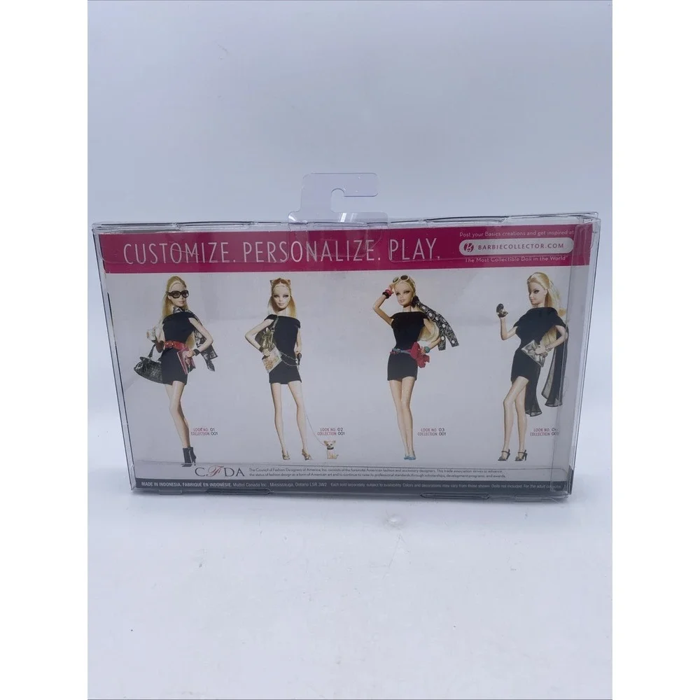 2009 Barbie Basics Accessory Pack Black Label Look No. 04 Collection 001-NRFB